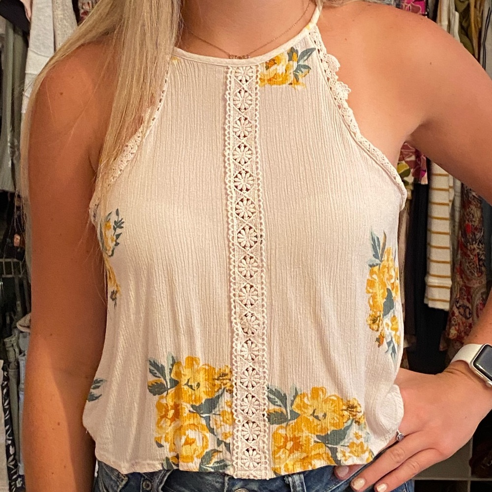Kendall and Kylie Sunflower top